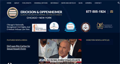 Desktop Screenshot of ericksonandoppenheimer.com